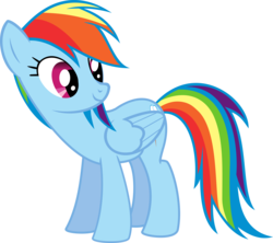 Size: 10000x8881 | Tagged: safe, artist:quasdar, rainbow dash, pony, fall weather friends, g4, absurd resolution, female, simple background, solo, transparent background, vector