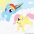 Size: 798x798 | Tagged: safe, artist:gonzahermeg, fluttershy, rainbow dash, g4, filly