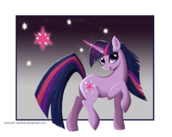 Size: 1100x874 | Tagged: safe, artist:royallycrimson, twilight sparkle, pony, unicorn, g4, cutie mark, female, magic, mare, solo, unicorn twilight
