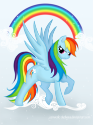 Size: 700x944 | Tagged: safe, artist:royallycrimson, rainbow dash, pony, g4, female, solo
