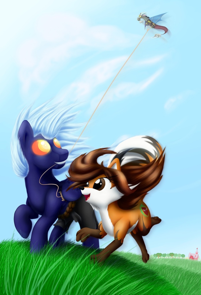 #52079 - safe, artist:groxy-cyber-soul, discord, oc, fox, oni, g4 ...