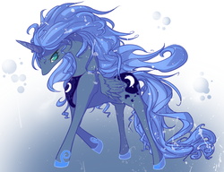 Size: 967x743 | Tagged: dead source, safe, artist:pikachu344, princess luna, alicorn, pony, g4, female, mare, solo