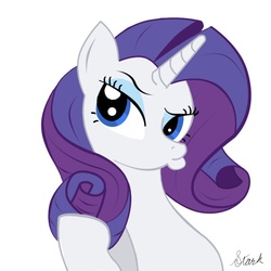 Size: 720x720 | Tagged: safe, artist:aoshistark, rarity, pony, g4, female, solo