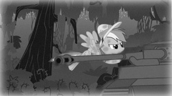 Size: 922x518 | Tagged: safe, daring do, g4, daring do and the trials of zenith, tank (vehicle)