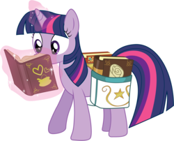 Size: 4000x3232 | Tagged: safe, artist:joey, twilight sparkle, g4, book, reading, simple background, transparent background, vector