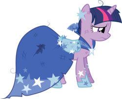 Size: 5000x4089 | Tagged: safe, artist:joey, twilight sparkle, pony, unicorn, g4, the best night ever, absurd resolution, clothes, dress, female, frown, gala dress, hoof shoes, mare, messy mane, scratches, simple background, solo, torn clothes, transparent background, unicorn twilight, vector