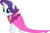 Size: 7556x5000 | Tagged: safe, artist:joey, rarity, pony, unicorn, g4, secret of my excess, absurd resolution, cape, clothes, dress, female, fire ruby, gem, jewelry, mare, necklace, ruby, simple background, solo, taffeta cape, transparent background, vector