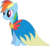 Size: 5454x5000 | Tagged: safe, artist:joey, rainbow dash, pegasus, pony, g4, secret of my excess, absurd resolution, cape, clothes, dress, female, mare, simple background, solo, taffeta cape, transparent background, vector