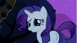 Size: 480x270 | Tagged: safe, edit, edited screencap, screencap, rarity, pony, friendship is witchcraft, g4, animated, female, grin, looking at you, neigh soul sister, smiling, solo, squee, wait for it, wat