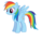 Size: 612x792 | Tagged: safe, artist:ralek, rainbow dash, pony, g4, female, simple background, solo, svg, transparent background, vector