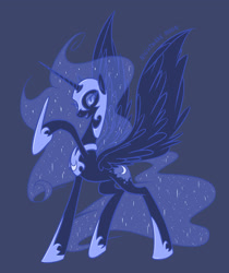 Size: 1687x2008 | Tagged: safe, artist:sparva, nightmare moon, pony, g4, female, raised hoof, raised leg, solo