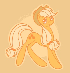 Size: 1255x1308 | Tagged: safe, artist:sparva, applejack, earth pony, pony, g4, female, solo