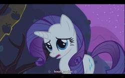 Size: 640x400 | Tagged: safe, screencap, rarity, g4, my little pony: friendship is magic, sisterhooves social, solo, youtube caption