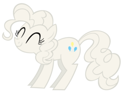 Size: 2875x2256 | Tagged: safe, artist:draikjack, pinkie pie, earth pony, pony, g4, flour, high res, simple background, solo, transparent background, vector