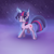 Size: 1000x1000 | Tagged: safe, artist:stein225, twilight sparkle, pony, unicorn, g4, female, magic, mare, solo, unicorn twilight