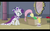 Size: 640x400 | Tagged: safe, screencap, fluttershy, princess platinum, rarity, g4, hearth's warming eve (episode), my little pony: friendship is magic, hearth's warming eve, hub logo, internet, youtube caption