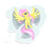 Size: 1940x1940 | Tagged: safe, artist:stec-corduroyroad, fluttershy, angel, pegasus, pony, g4, bashful, cloud, cute, female, fluttershy the angel, flying, pink, simple background, smiling, snow, snow angel, solo, transparent background, wings, wink, yellow