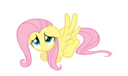 Size: 3365x2000 | Tagged: safe, artist:amethysthorn, fluttershy, pegasus, pony, g4, high res, simple background, solo, transparent background, vector