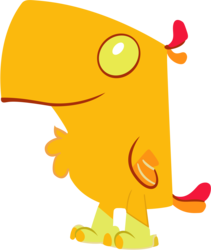 Size: 5000x5935 | Tagged: safe, artist:danton-damnark, peewee, phoenix, g4, absurd resolution, phoenix chick, simple background, transparent background, vector