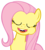 Size: 8000x8961 | Tagged: dead source, safe, artist:danton-damnark, fluttershy, pony, g4, my little pony: friendship is magic, stare master, absurd resolution, eyes closed, faic, female, mare, puffy cheeks, simple background, solo, transparent background, vector