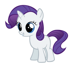 Size: 11157x10000 | Tagged: safe, artist:danton-damnark, rarity, pony, unicorn, g4, the cutie mark chronicles, absurd resolution, female, filly, filly rarity, horn, simple background, solo, transparent background, vector, younger