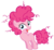 Size: 10000x9150 | Tagged: safe, artist:danton-damnark, pinkie pie, g4, absurd resolution, filly, simple background, transparent background, vector