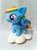 Size: 900x1205 | Tagged: safe, artist:planetplush, rainbow dash, pegasus, pony, g4, cloud, female, filly, filly rainbow dash, irl, mare, photo, plushie, solo