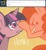 Size: 639x700 | Tagged: dead source, safe, artist:dhui, pinkie pie, twilight sparkle, ask tired pie, g4, boop, honk, tumblr