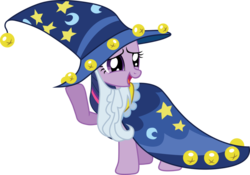 Size: 900x629 | Tagged: safe, artist:fureox, star swirl the bearded, twilight sparkle, g4, luna eclipsed, clothes, costume, simple background, solo, transparent background, vector