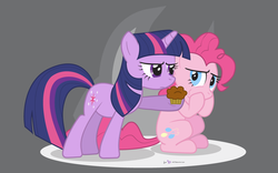 Size: 1000x625 | Tagged: safe, artist:dm29, pinkie pie, twilight sparkle, g4, duo