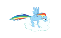 Size: 1600x985 | Tagged: safe, artist:glitched-nimbus, rainbow dash, g4, cloud, simple background, transparent background