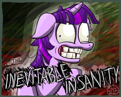 Size: 800x641 | Tagged: safe, twilight sparkle, pony, g4, female, insanity, solo, twilight snapple