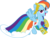 Size: 6000x4608 | Tagged: safe, artist:pegasus-drake, rainbow dash, pegasus, pony, g4, absurd resolution, clothes, dress, female, gala dress, mare, simple background, solo, spread wings, transparent background, wings