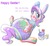 Size: 890x811 | Tagged: safe, artist:secretgoombaman12345, diamond tiara, ask chubby diamond, g4, chubby diamond, easter, fat