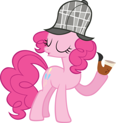 Size: 4229x4459 | Tagged: safe, artist:sircinnamon, pinkie pie, g4, mmmystery on the friendship express, absurd resolution, simple background, transparent background, vector