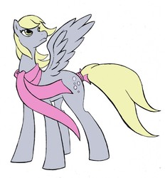 Size: 743x800 | Tagged: safe, derpy hooves, pegasus, pony, g4, clothes, female, mare, scarf