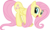 Size: 2696x1600 | Tagged: safe, artist:sircinnamon, fluttershy, g4, fun pose, simple background, transparent background, vector