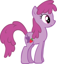 Size: 1311x1464 | Tagged: safe, artist:sircinnamon, berry punch, berryshine, earth pony, pony, g4, background pony, simple background, solo, transparent background, vector