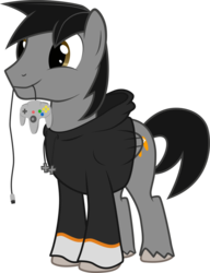 Size: 900x1169 | Tagged: safe, artist:slayerdarkcross, oc, oc only, pony, nintendo, nintendo 64, solo