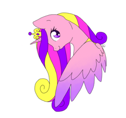 Size: 960x896 | Tagged: safe, artist:sinclair2013, princess cadance, alicorn, pony, g4, female, simple background, solo, transparent background