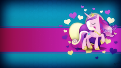 Size: 1920x1080 | Tagged: safe, artist:episkopi, princess cadance, pony, g4, female, solo, wallpaper