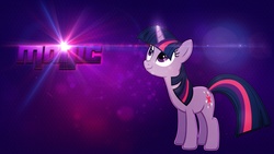 Size: 1920x1080 | Tagged: dead source, safe, artist:omegastyle, twilight sparkle, g4, magic, wallpaper