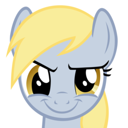 Size: 6000x6000 | Tagged: safe, artist:jlryan, part of a set, derpy hooves, pegasus, pony, g4, absurd resolution, female, mare, rapeface, simple background, solo, transparent background, vector