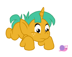 Size: 1772x1402 | Tagged: safe, artist:kyojiogami, snails, pony, unicorn, g4, colt, male, solo