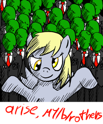 Size: 500x600 | Tagged: safe, artist:snus-kun, derpy hooves, oc, oc:anon, pegasus, pony, g4, anonymous, female, mare