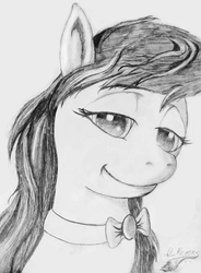 Size: 1030x1400 | Tagged: safe, artist:burnout, octavia melody, earth pony, pony, g4, female, sketch, solo, traditional art