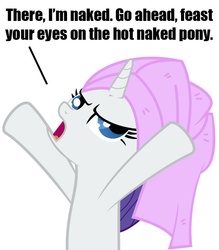 Size: 640x729 | Tagged: safe, rarity, pony, unicorn, g4, female, mare, nudity, solo, towel, we don't normally wear clothes