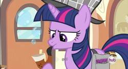 Size: 856x467 | Tagged: safe, screencap, twilight sparkle, pony, unicorn, g4, unicorn twilight