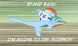 Size: 781x467 | Tagged: safe, edit, edited screencap, screencap, rainbow dash, pegasus, pony, g4, lesson zero, my little pony: friendship is magic, season 2, female, science