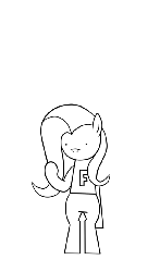 Size: 641x1087 | Tagged: safe, artist:manateemckenzie, fluttershy, g4, animated, asdfmovie, black and white, dialogue, dot eyes, fluttertree, grayscale, monochrome, plant tf, solo, species swap, transformation, tree